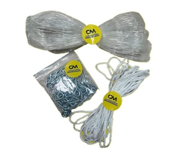 Kit Malla para Gatos - Protecion balcon grande 7 x 2.50 mts.