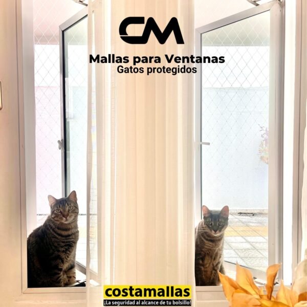 Kit Malla para Gatos - Proteccion ventana estandar 2 x 2 mts - Image 3