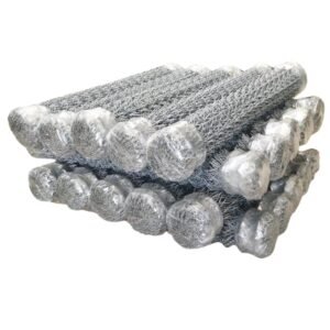 Rollo de Malla Eslabonada Calibre 12 Galvanizada - Ojo 2 1/4" x2 1/4".