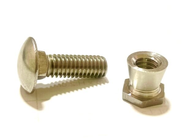 Tornillo de seguridad y tuerca acero inoxidable