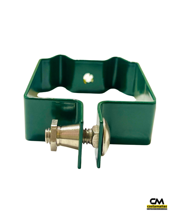 Abrazadera Metalica 2 1/4 x 2 1/4 tornillo en acero Inoxidable