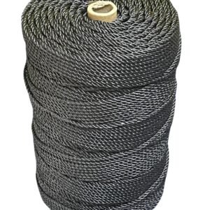 Rollo Cuerda Polietileno de Alta Densidad cal 4mm x 400mts color Negro