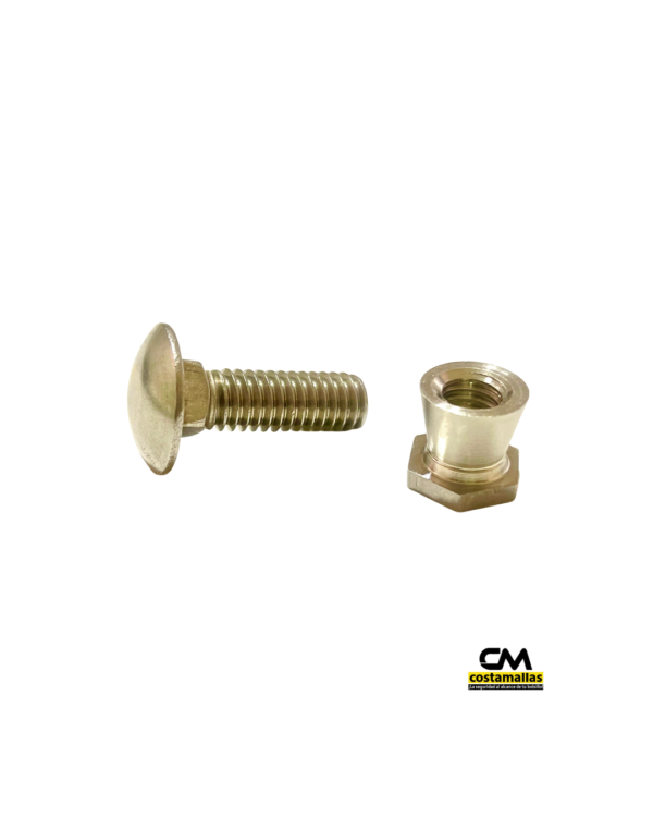 Abrazadera Metalica 2 1/4 x 2 1/4 tornillo en acero Inoxidable - Image 4