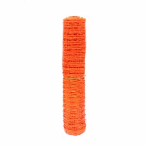 Malla Señalización para construcción Naranja